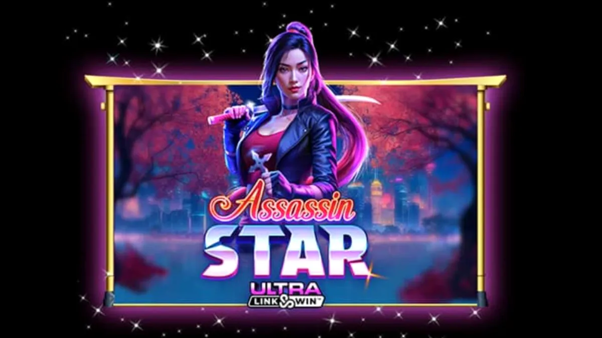 Assassin Star slot machine neon theme